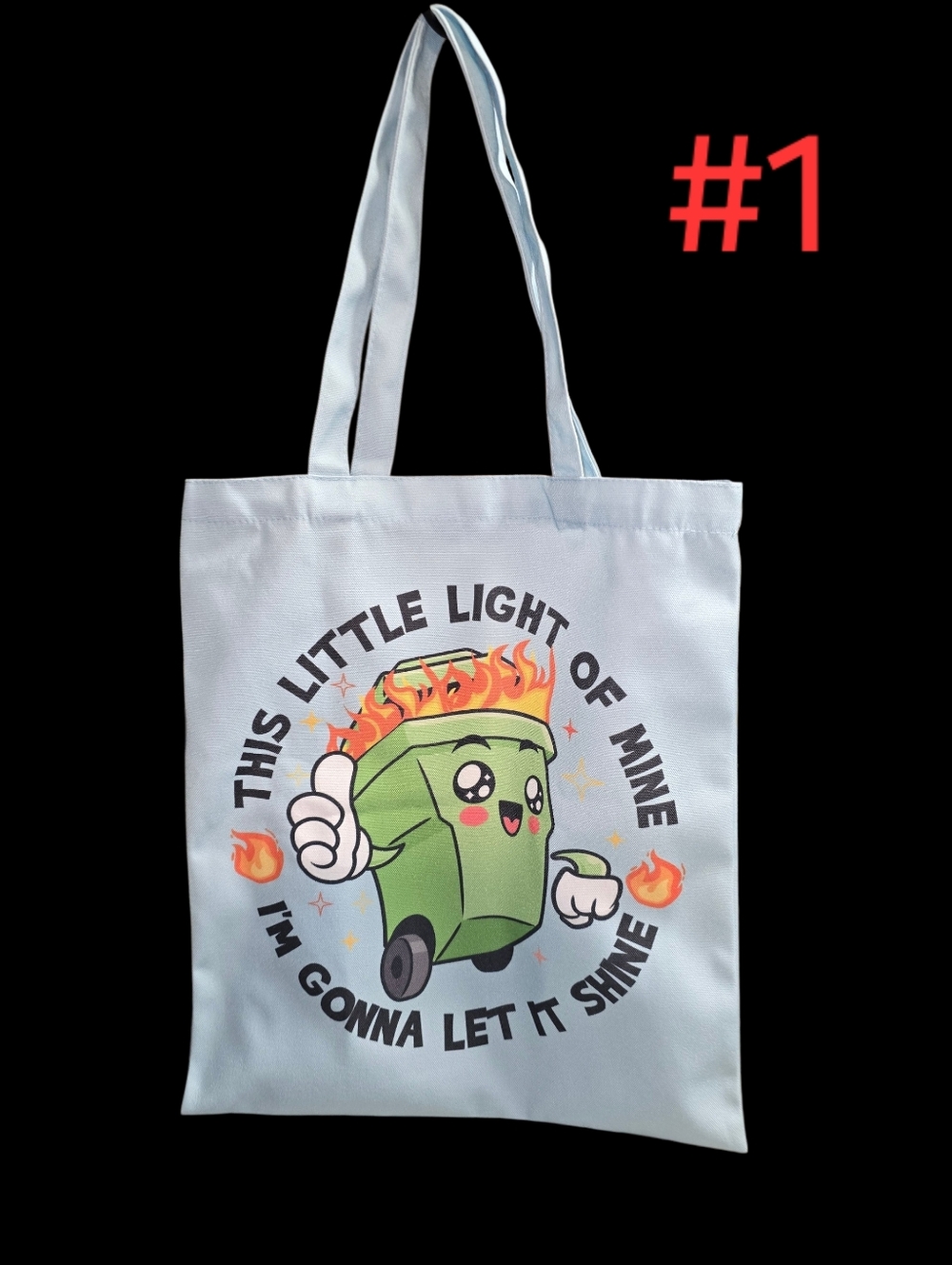 Everything Is Fine Dumpster Fire! Tote Bags, Notebook Or Socks - Picture 2 of 8
